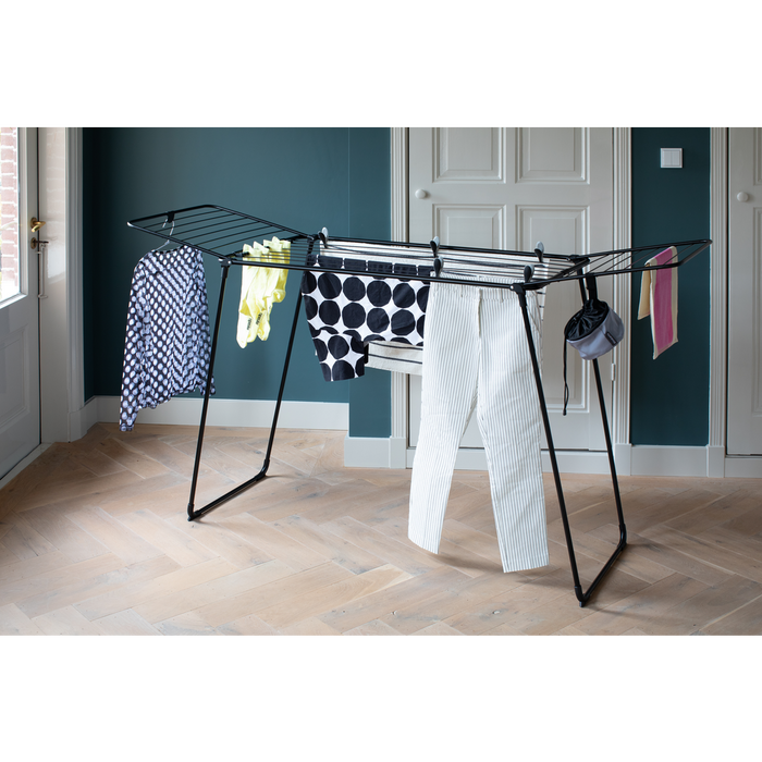 Brabantia HangOn Drying Rack Too, 22 meter - Matt Black