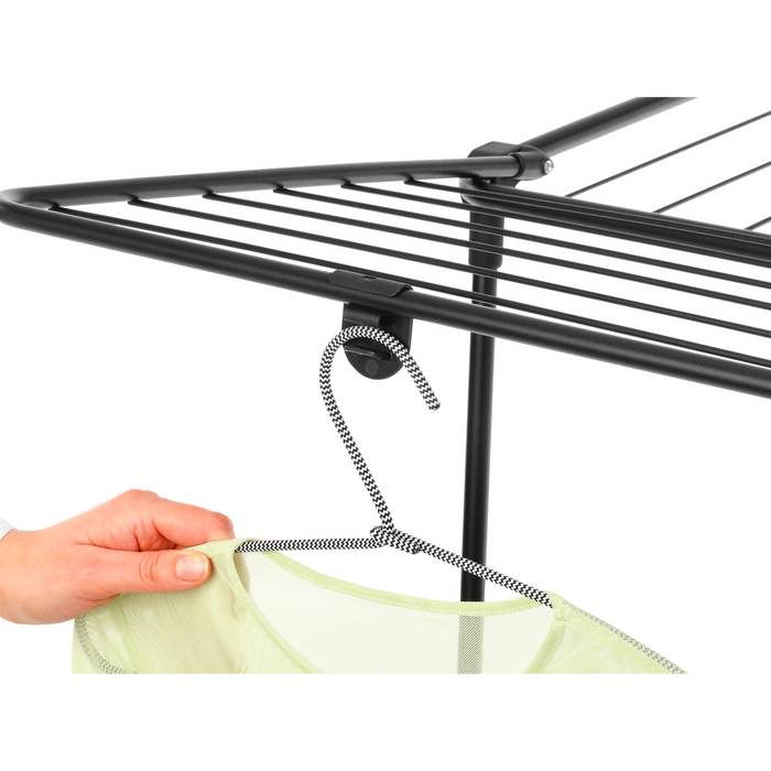 Brabantia HangOn Drying Rack Too, 22 meter - Matt Black