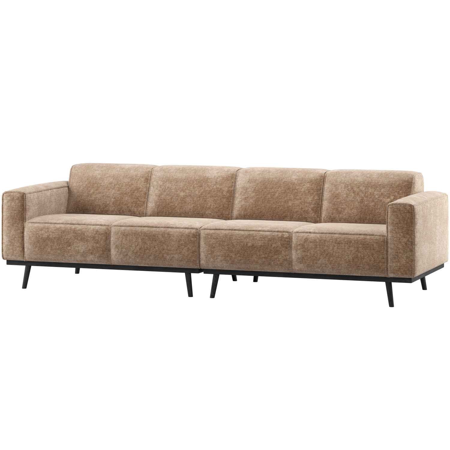 WOOOD Statement 3-Zits Bank 280 cm - Chenille - Velvet Taupe