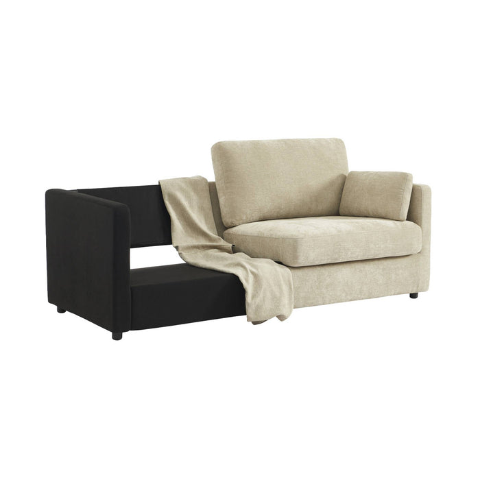 sweeek - Stoffen hoes voor driezits slaapbank Neo