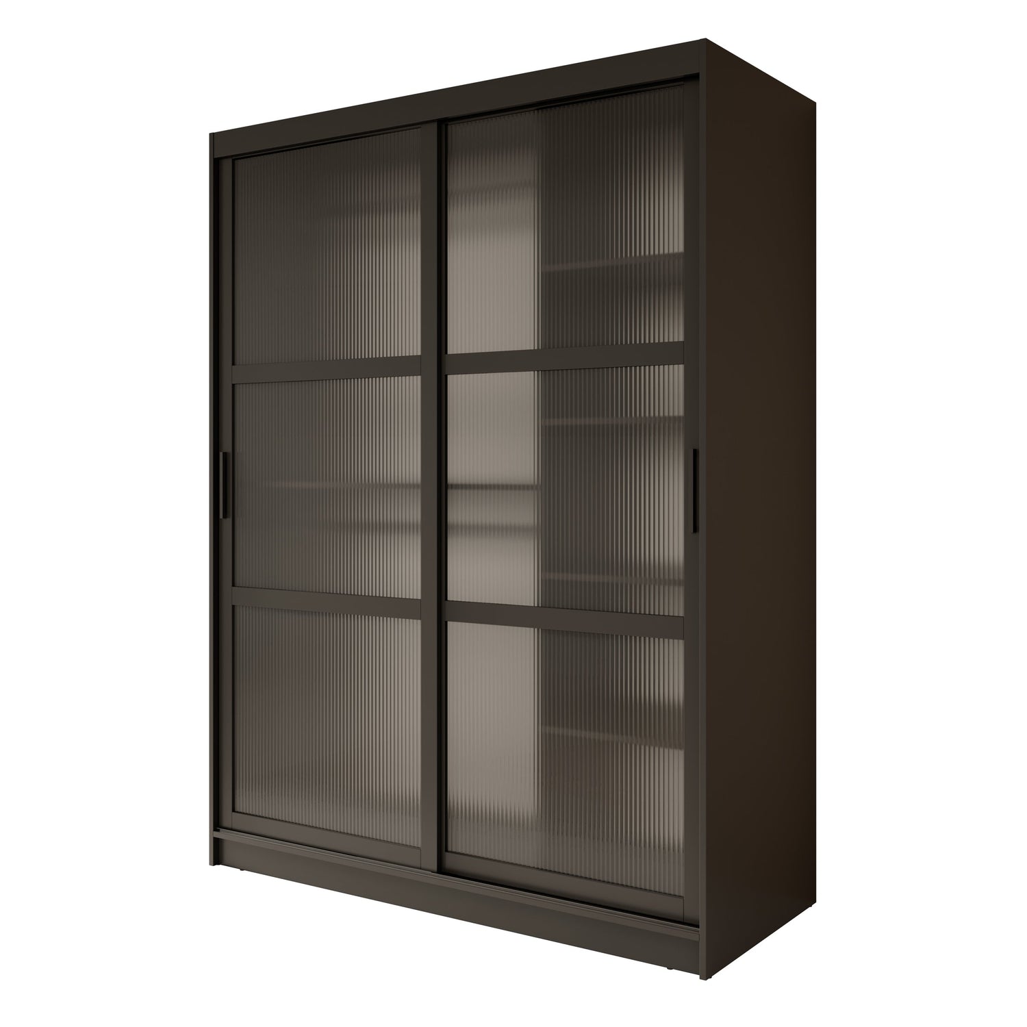 Meubella - Kledingkast Fessaro - Zwart - 150 cm