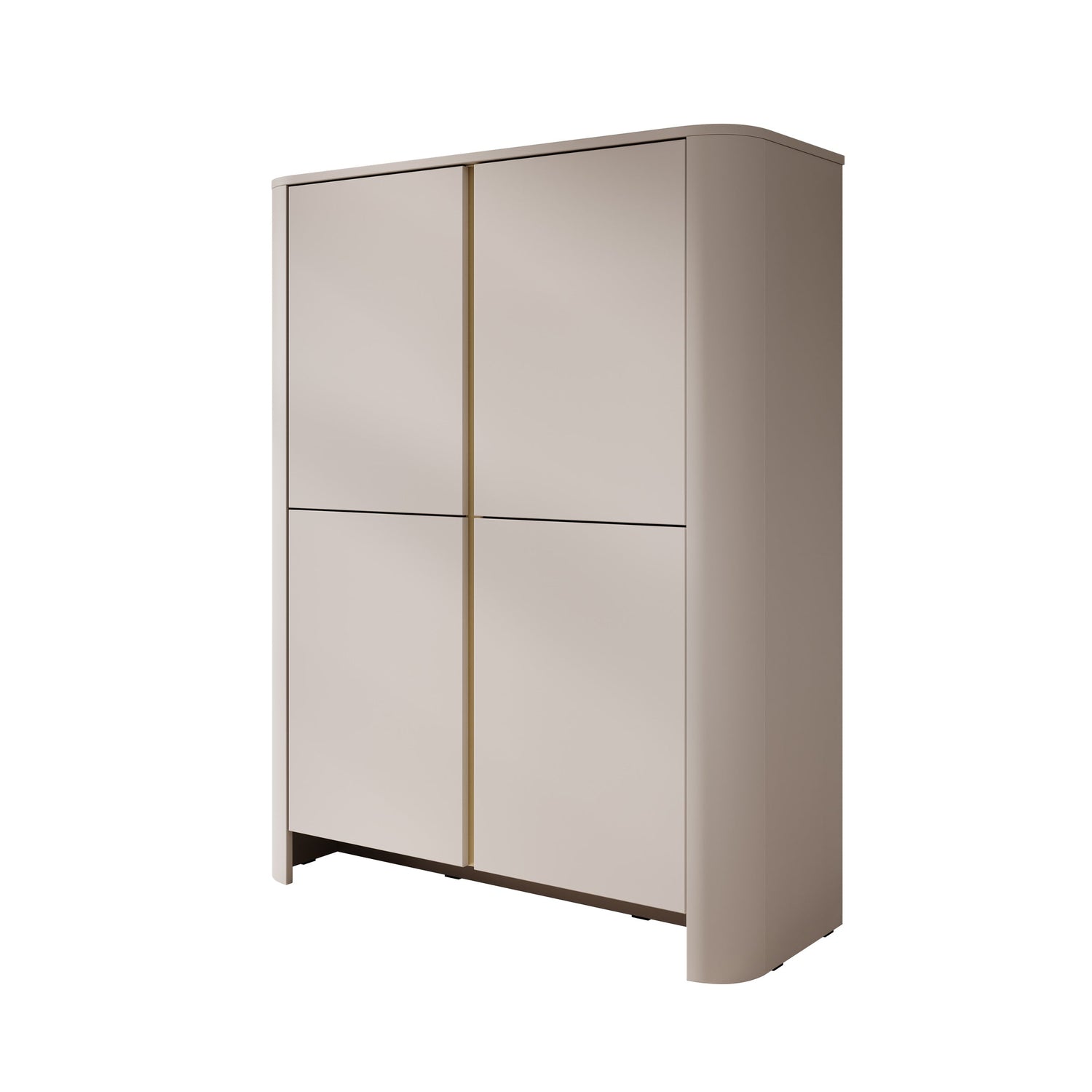 Meubella - Barbados - Dressoir - Beige - 103x39x132 cm