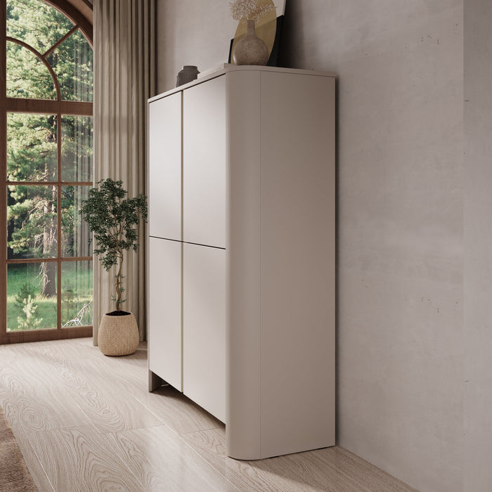 Meubella - Barbados - Dressoir - Beige - 103x39x132 cm