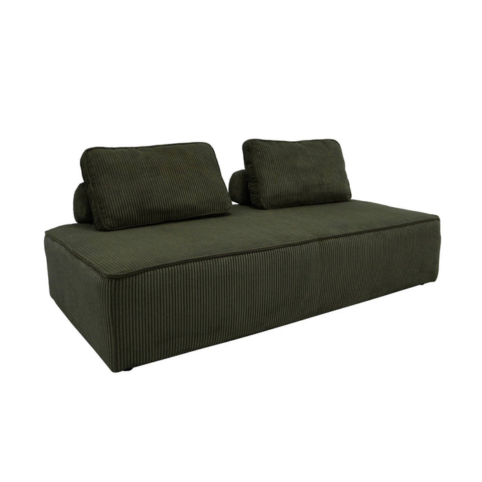 sweeek - Fauteuil in corduroy 2 zitplaatsen