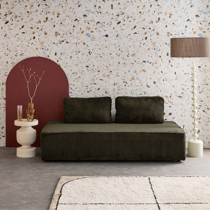 sweeek - Fauteuil in corduroy 2 zitplaatsen