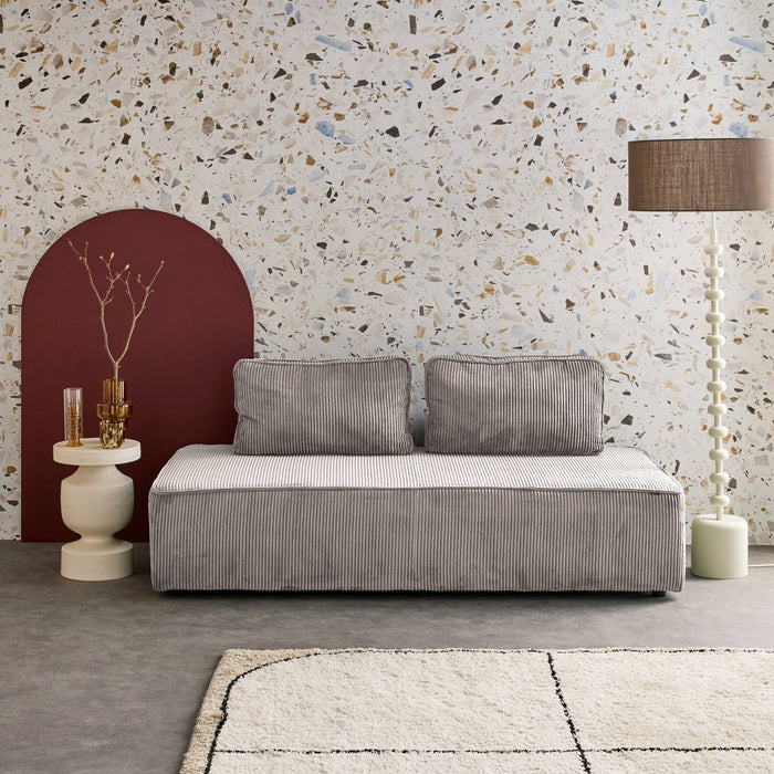 sweeek - Fauteuil in corduroy 2 zitplaatsen