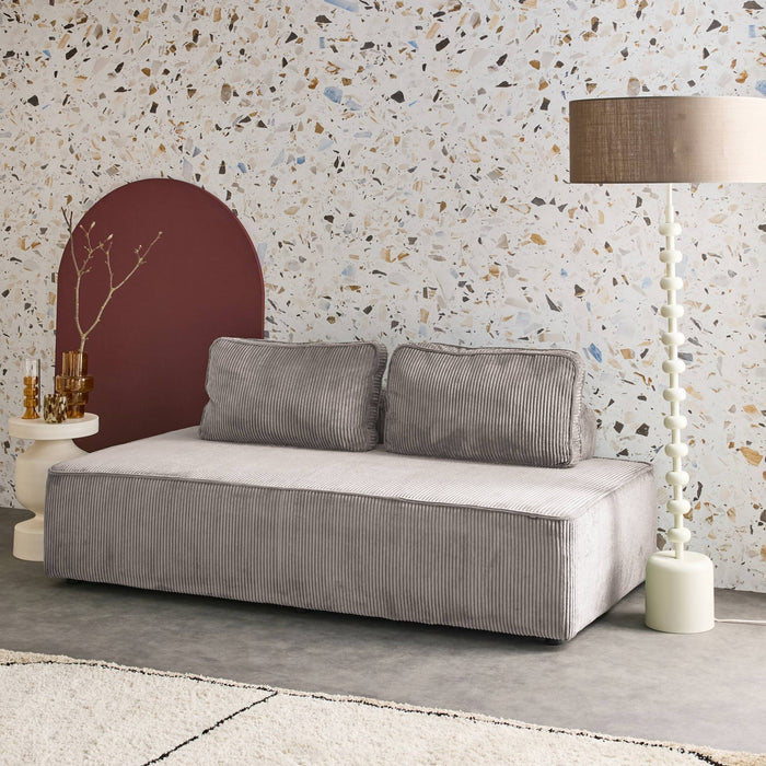 sweeek - Fauteuil in corduroy 2 zitplaatsen