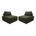 sweeek - Fauteuils corduroy 1 zitplaats (set van 2)