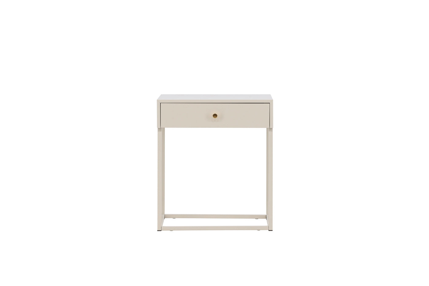 Fjôrd - Nachtkastje Beige Metaal - 43x41x50cm - Bakal