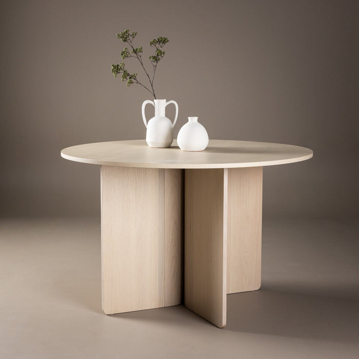 Fjôrd - Eettafel Rond - Naturel - 120x120x76cm - Tyresö