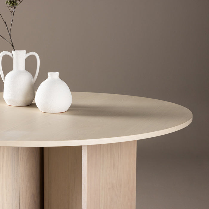 Fjôrd - Eettafel Rond - Naturel - 120x120x76cm - Tyresö
