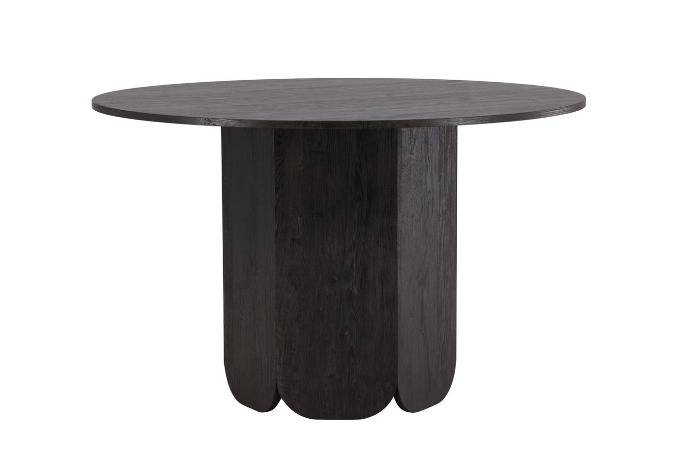 Fjôrd - Eettafel Rond - Zwart - 120x120x75cm - Tekla