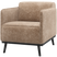 WOOOD Statement Fauteuil Met Arm - Chenille - Velvet Taupe