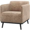 WOOOD Statement Fauteuil Met Arm - Chenille - Velvet Taupe