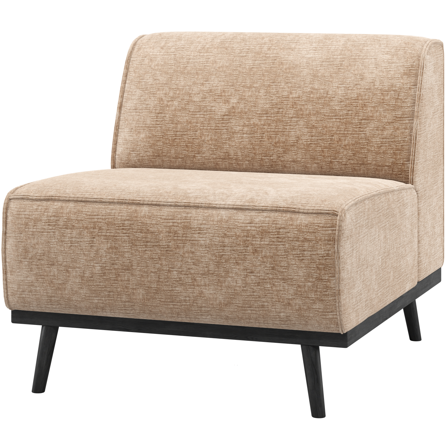 WOOOD Statement 1-Zits Element Bank - Chenille - Velvet Perzik Roze