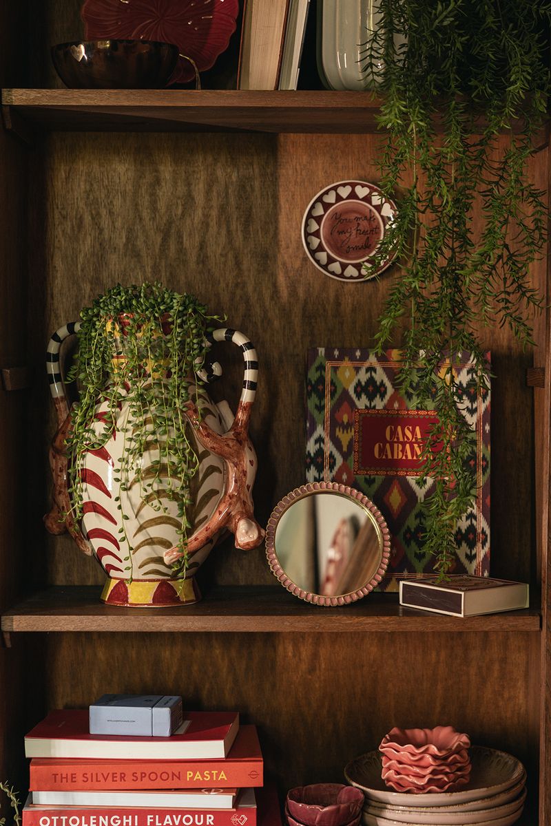 Sissy-Boy Roze scalloped spiegel