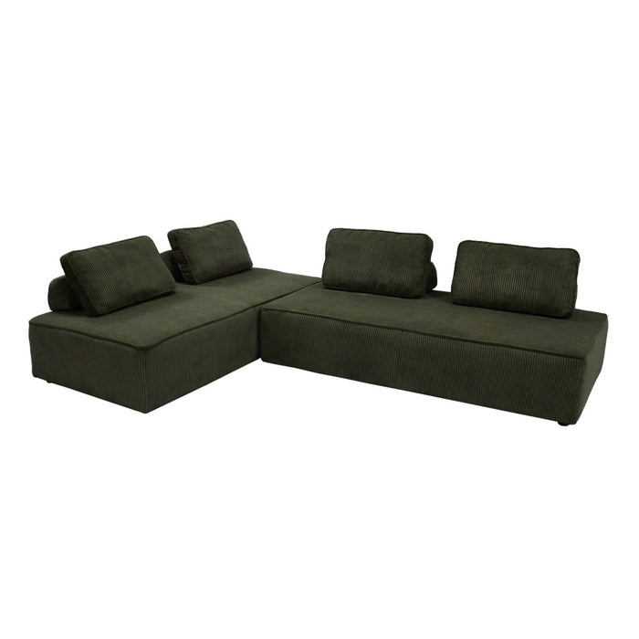 sweeek - Fauteuils in corduroy 2 zitplaatsen (set van 2)