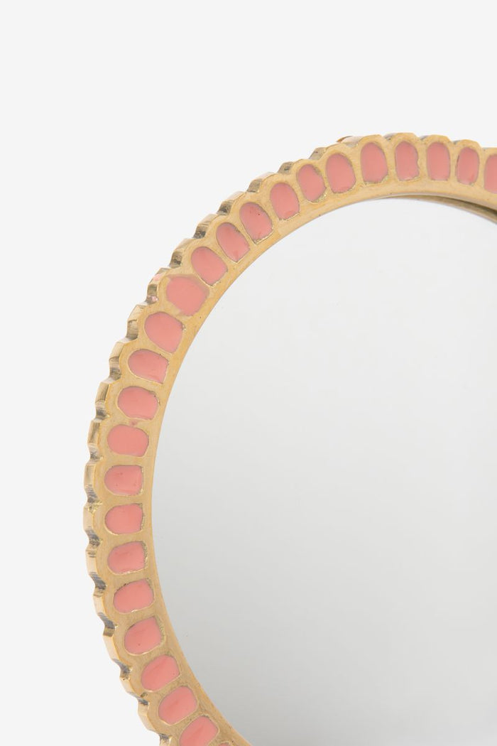 Sissy-Boy Roze scalloped spiegel