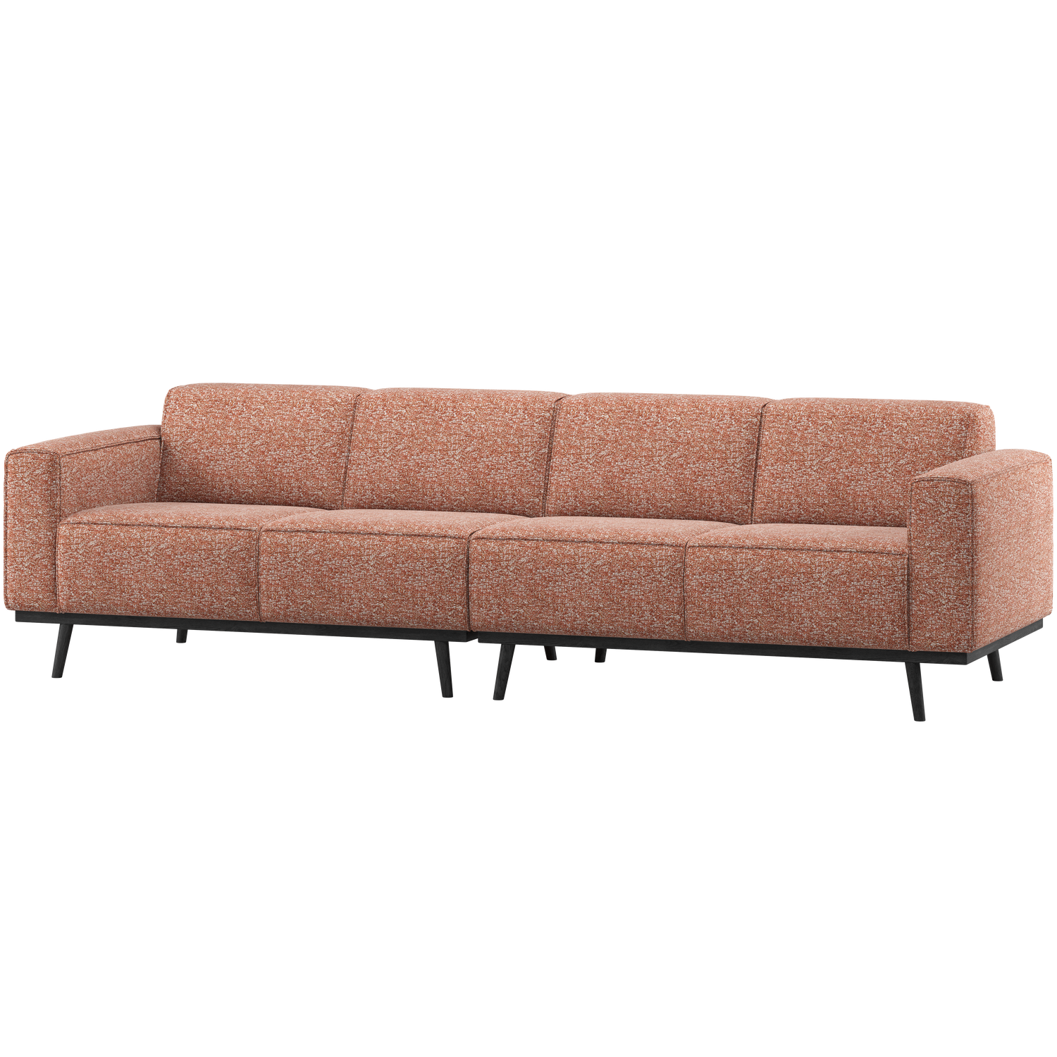 WOOOD Statement 3-Zits Bank 280 cm - Polyester - Terra Melange