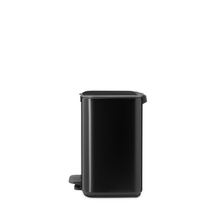 Brabantia Bo Pedaalemmer 7L, kunststof binnenemmer - Matt Black