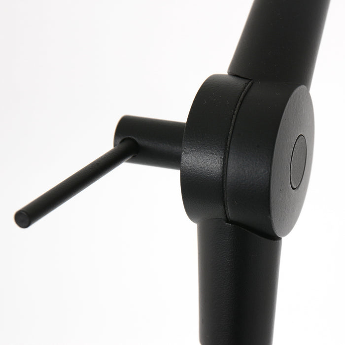 Steinhauer - Booglamp Zwart|Naturel|Zwart Metaal|Bamboe  100x40x250cm