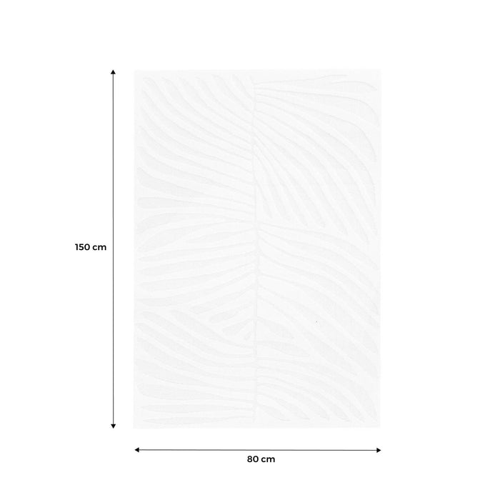 sweeek - Binnentapijt met motief in crème kleur