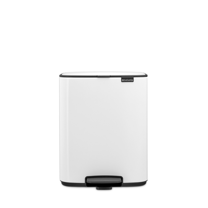 Brabantia Bo Pedaalemmer 12L, kunststof binnenemmer - White