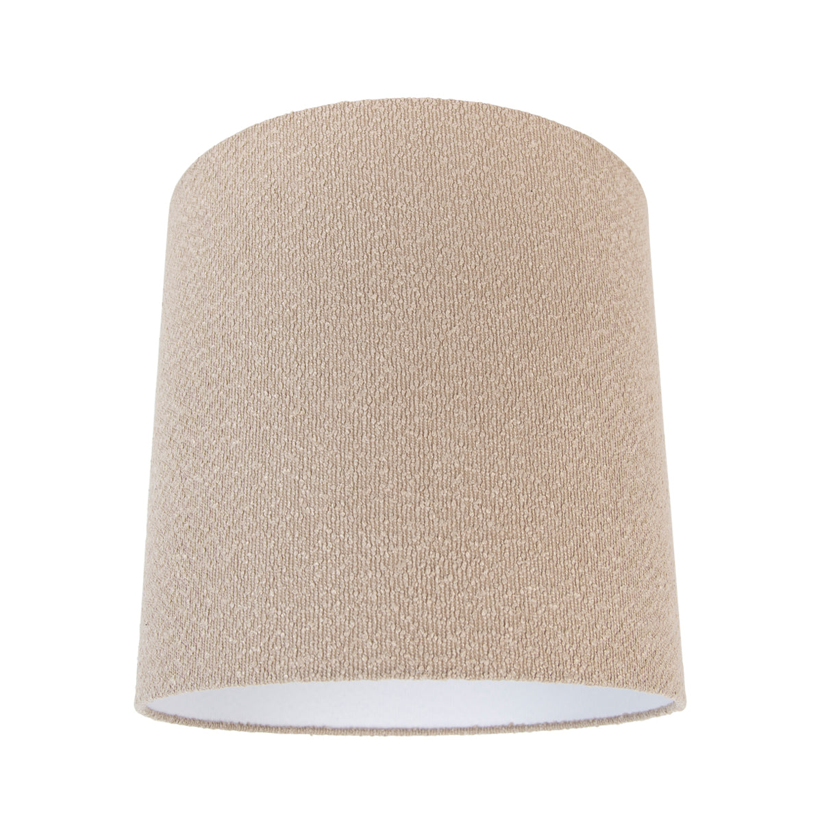 QAZQA Stoffen lampenkap beige met teddy stof 40|40|40