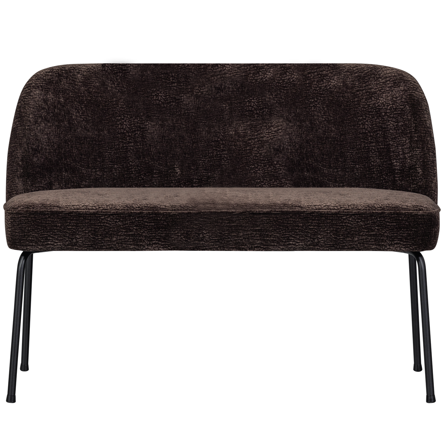 WOOOD Vogue Eetbank - 3D Chenille - Donkerbruin - 83x120x59