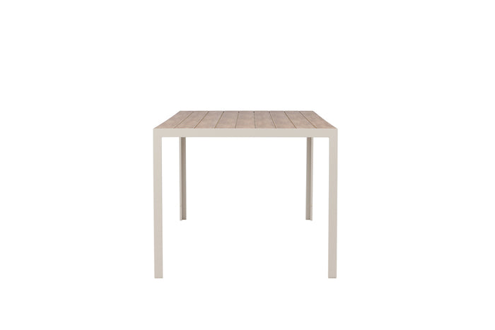 Fjôrd - Eettafel Rechthoek -  Beige - 205x90x74cm - Break