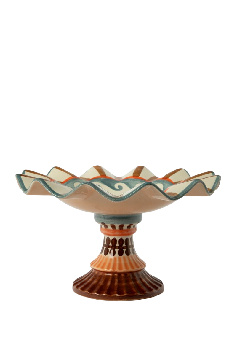 Sissy-Boy Multicolour ruffle schaal met schelpen