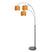 Steinhauer - vloerlamp - Sparkled Light - zwart - metaal velours stof