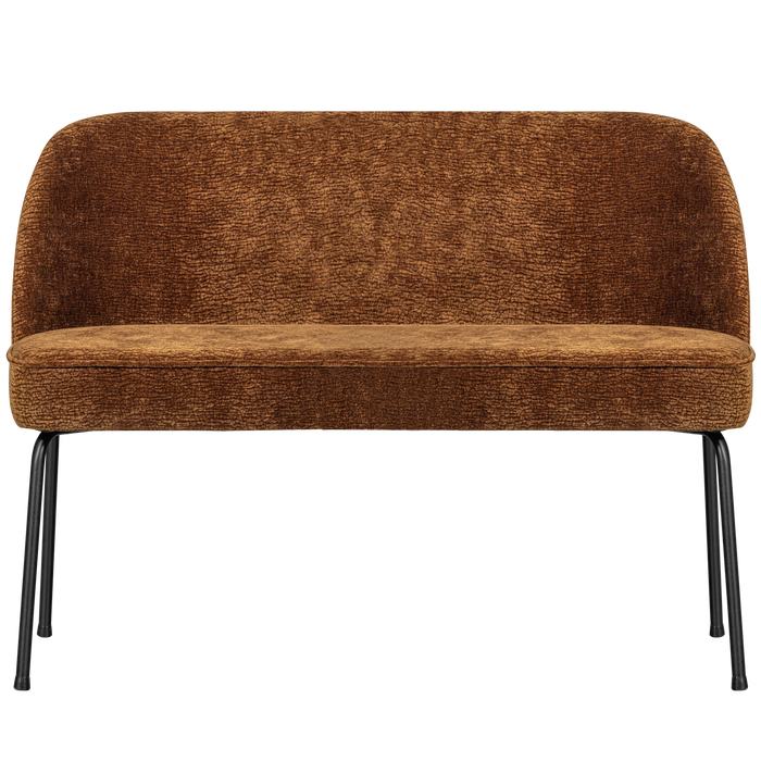 WOOOD Vogue Eetbank - 3D Chenille - Middenbruin - 83x120x59