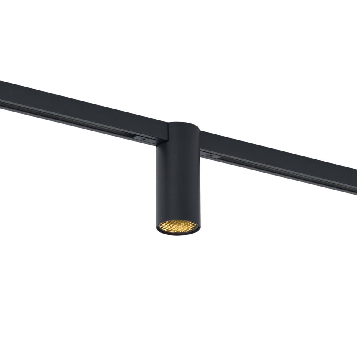 QAZQA Moderne spot zwart voor railsysteem 1-fase GU10 35mm - Slimline