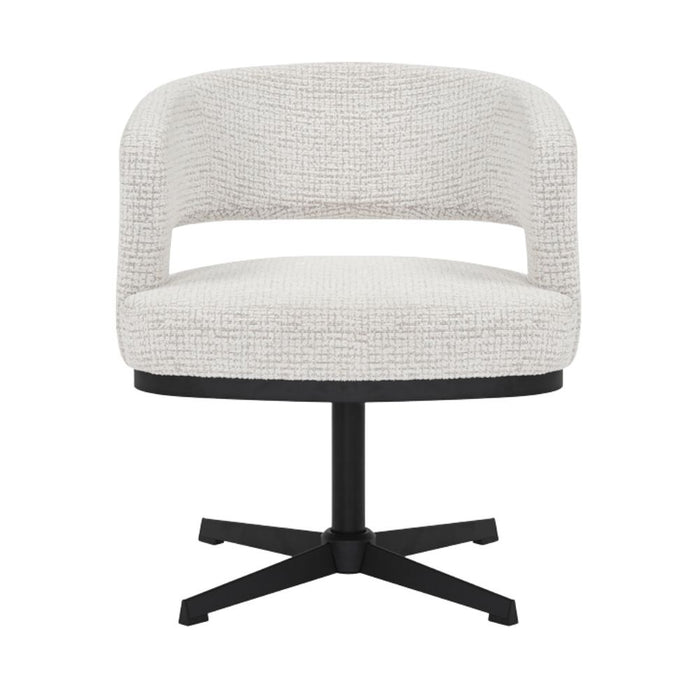 Bronx71 Draaifauteuil Gino gemêleerde stof beige