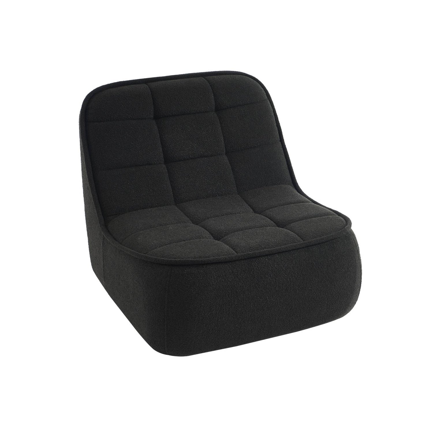 sweeek - Fauteuil bouclé stof 1 zitplaats