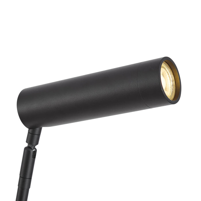 QAZQA Moderne vloerlamp zwart 3-lichts GU10 35mm - Thomas