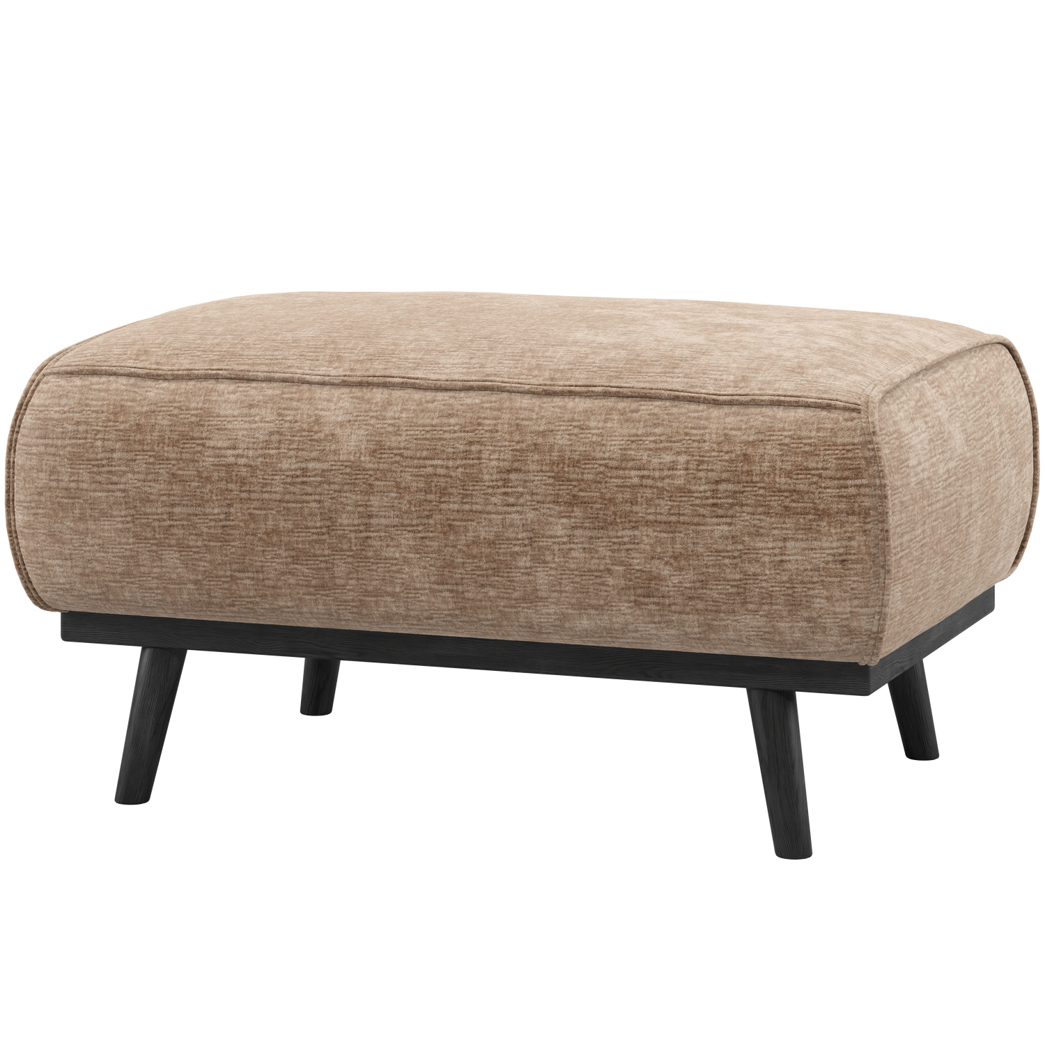 WOOOD Statement Hocker - Chennile - Velvet Taupe - 40x80x55