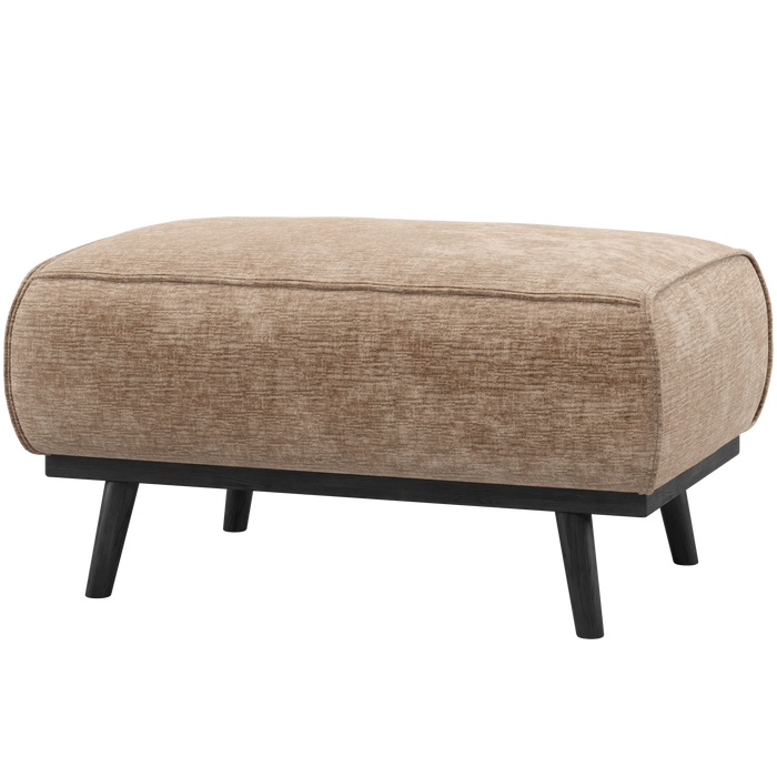 WOOOD Statement Hocker - Chennile - Velvet Taupe - 40x80x55