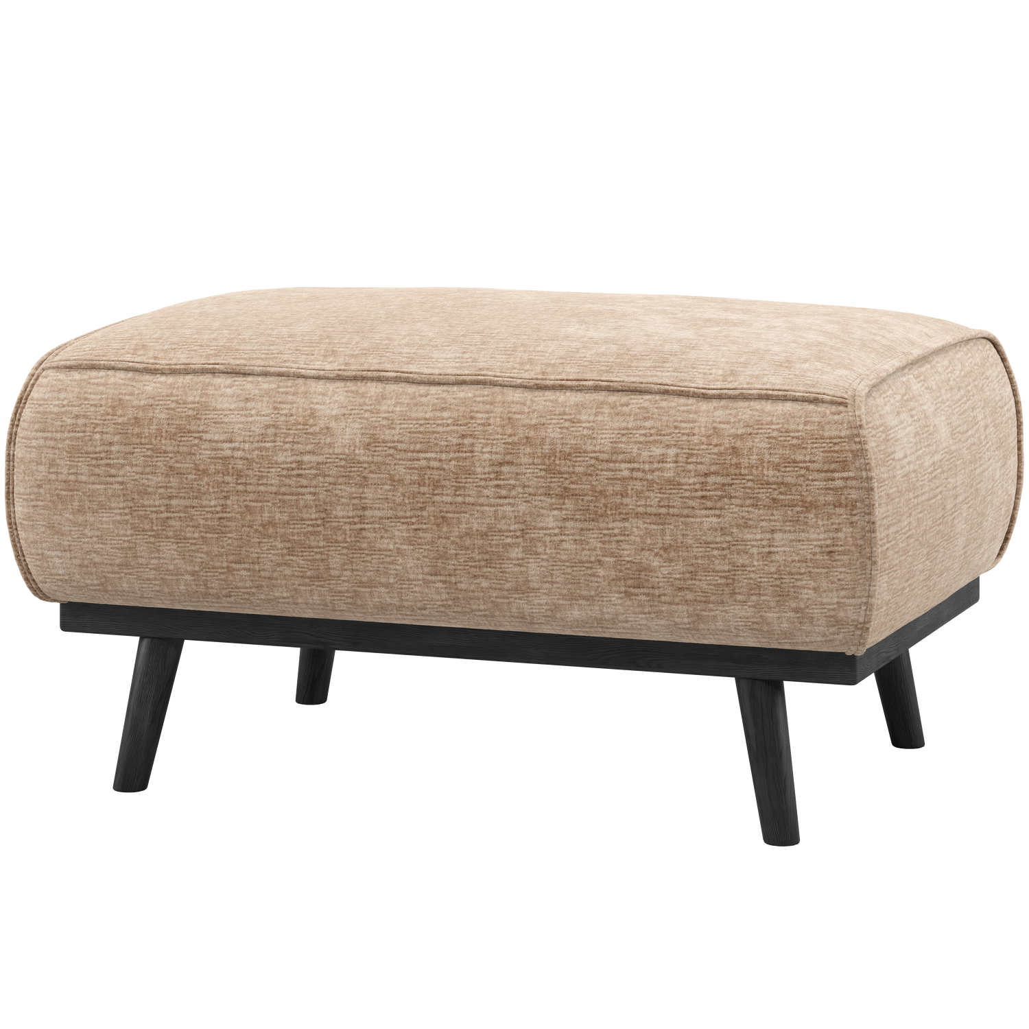 WOOOD Statement Hocker - Chennile - Velvet Perzik Roze - 40x80x55