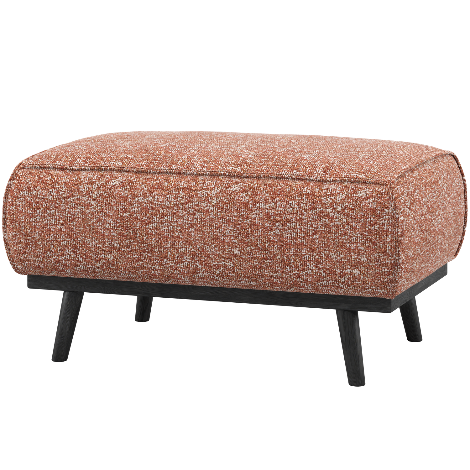 WOOOD Statement Hocker - Polyester - Terra Melange - 40x80x55