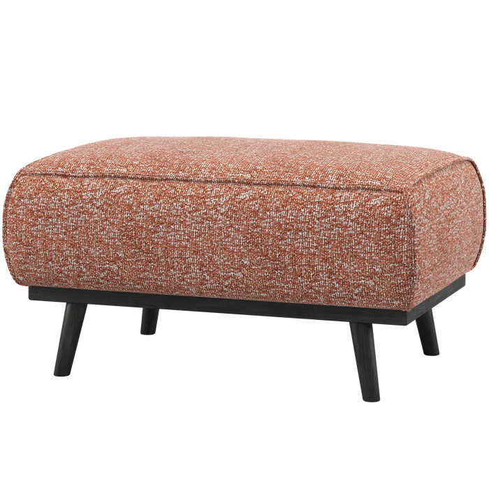 WOOOD Statement Hocker - Polyester - Terra Melange - 40x80x55