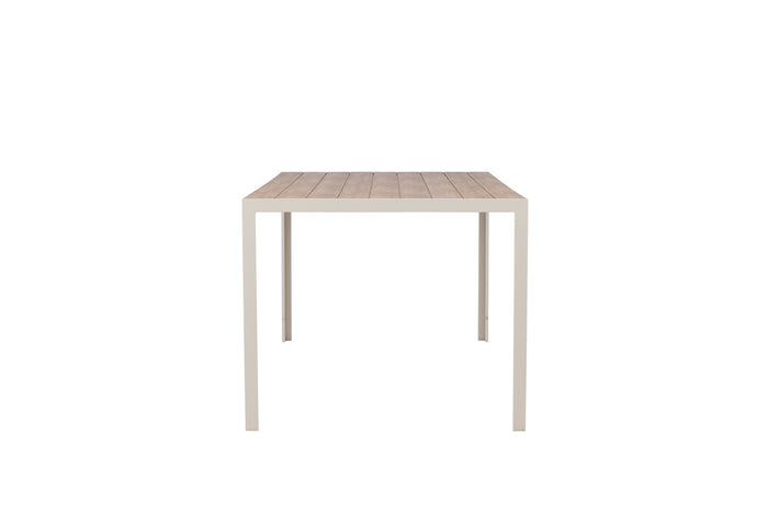 Fjôrd - Eettafel Rechthoek -  Beige - 205x90x74cm - Break