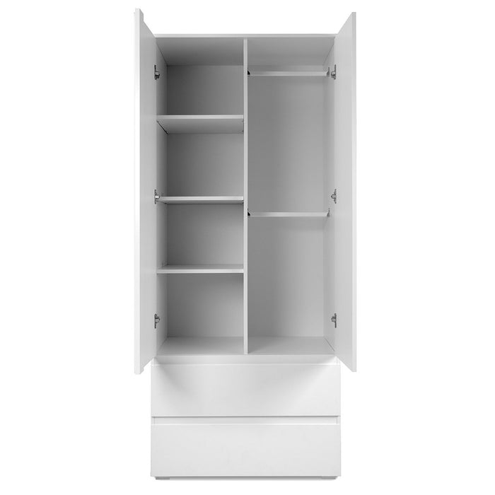 Calicosy - Kast met 2 deuren - Wit - B80 x H191 cm
