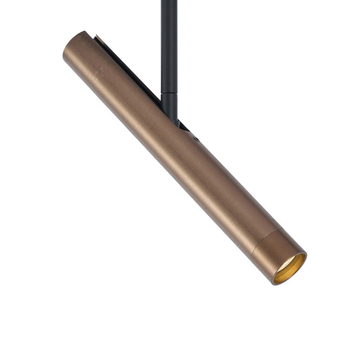 QAZQA Moderne spot donker brons voor railsysteem 1-fase - Slimline