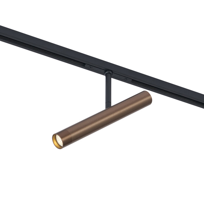 QAZQA Moderne spot donker brons voor railsysteem 1-fase - Slimline