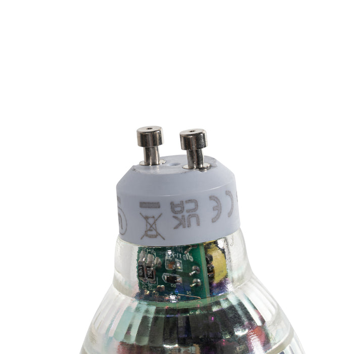 LUEDD GU10 50mm dimbare LED lamp helder 2.5W 450 lm 2700K