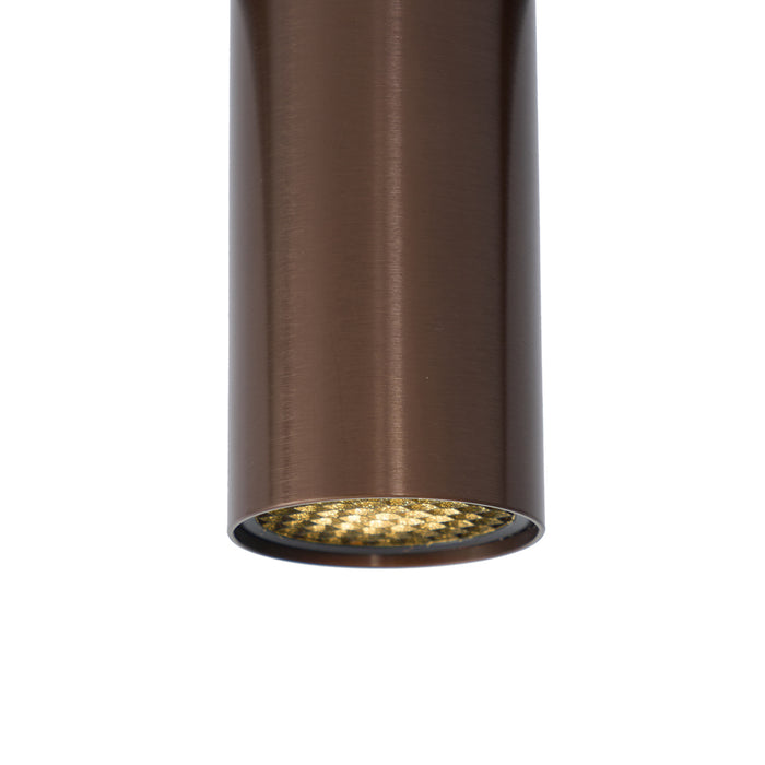 QAZQA Moderne spot donker brons voor railsysteem 1-fase GU10 35mm -