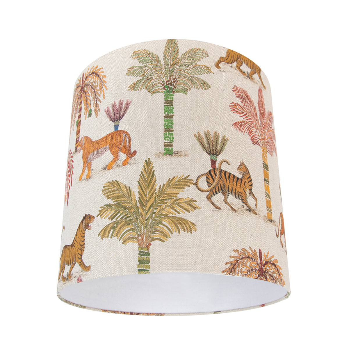 QAZQA Stoffen lampenkap multicolor met dierenprint 40|40|40