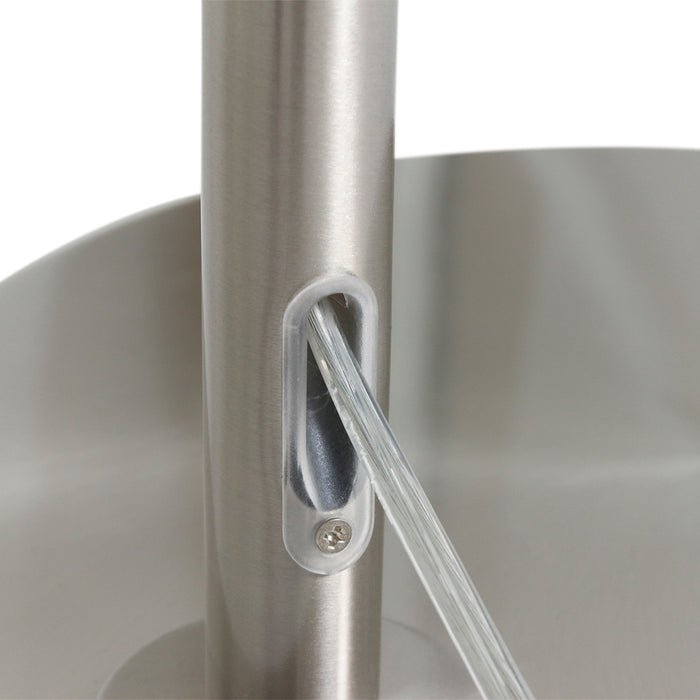 Steinhauer - Vloerlamp Grijs|Jeans Blauw Metaal|Linnen  100x40x250cm